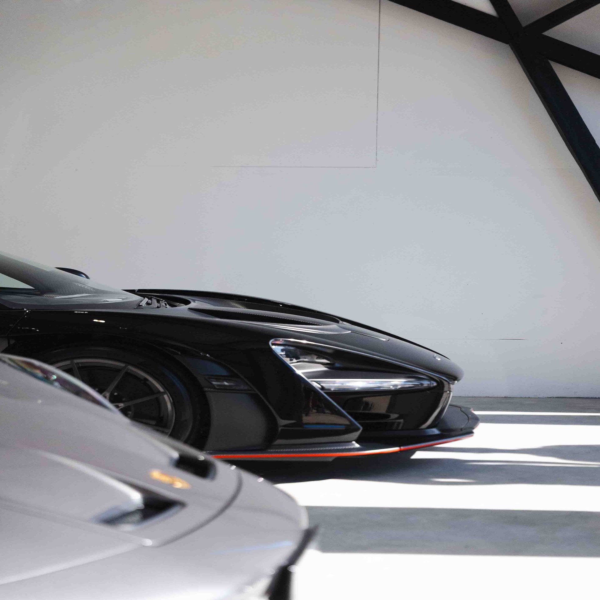 McLaren Senna in the detailing studio